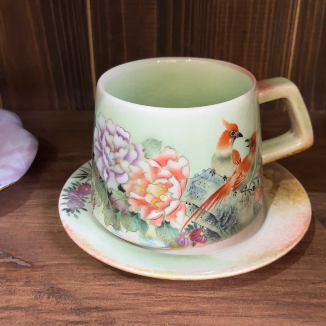 柴烧手工手绘陶瓷