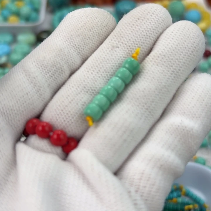 南红玛瑙未镶嵌手链绿松石