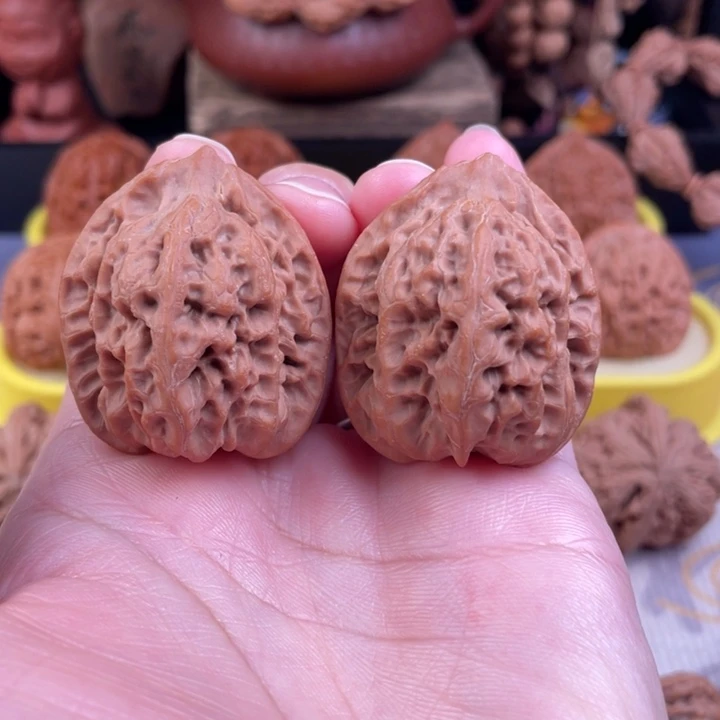 吊坠文玩核桃蜡皮佛渡36