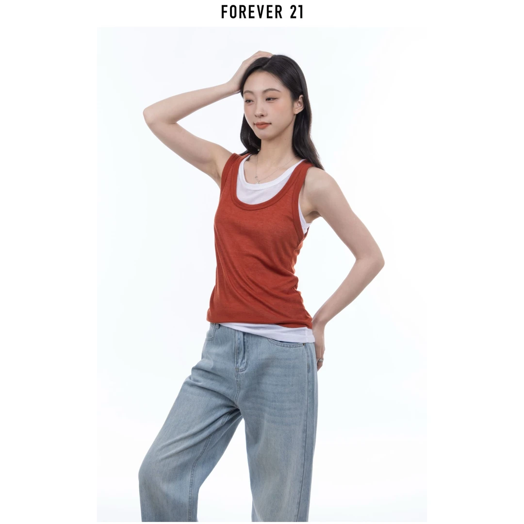 假两件拼接韩版百搭背心吊带休闲女装无袖短款运动宽松内搭夏