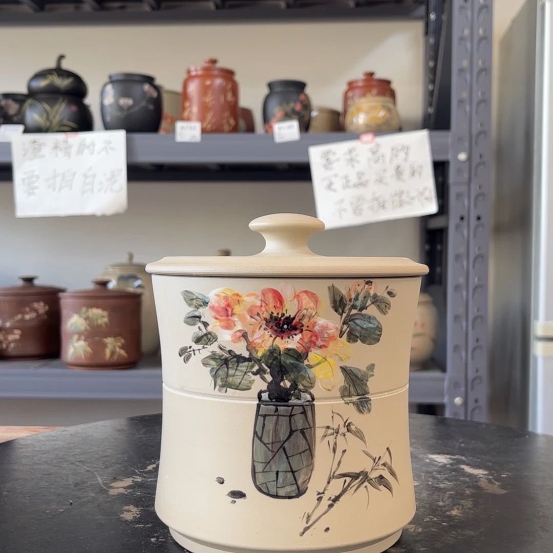 白泥哑光存茶罐醒茶罐微瑕10