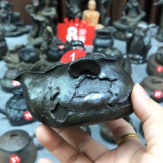 杯福利全手捏柴烧宝瓶