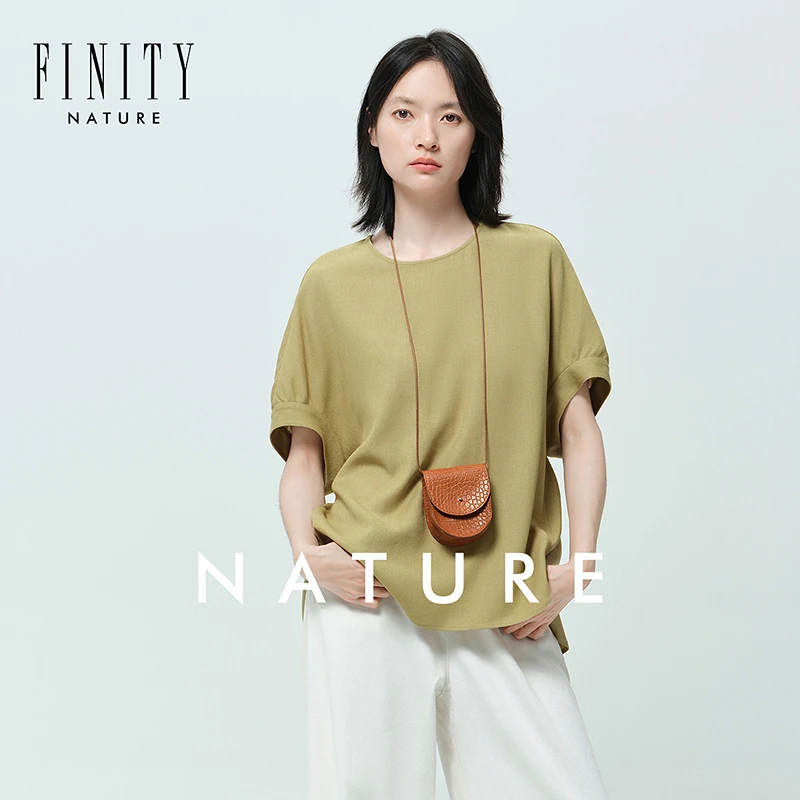 【专属】FINITY 新款T恤时尚休闲百搭夏季半袖通勤小众 F21X3B37T2