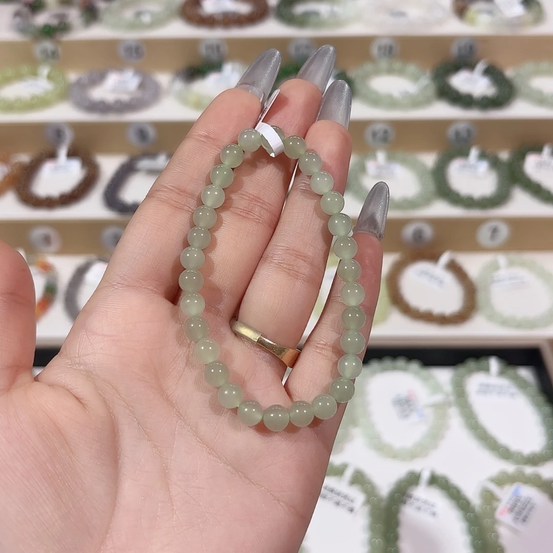 和田玉手链未镶嵌y