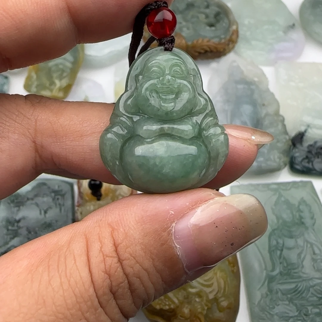 【***】翡翠未镶嵌颈饰翡翠