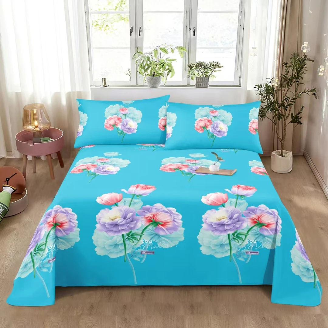 斜纹亲肤磨毛单双人床单不缩水耐磨舒适居家宿舍H