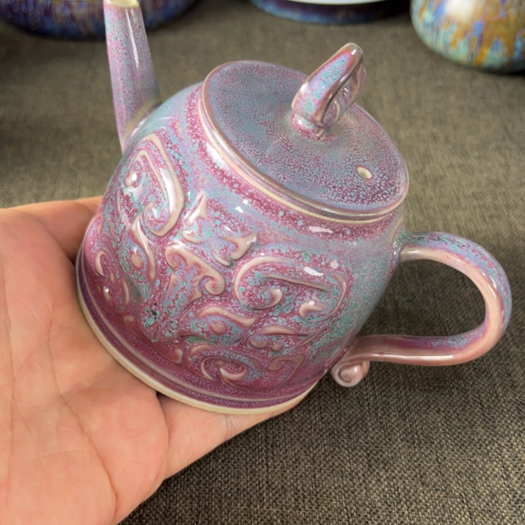 壶神后钧瓷原矿釉发色8