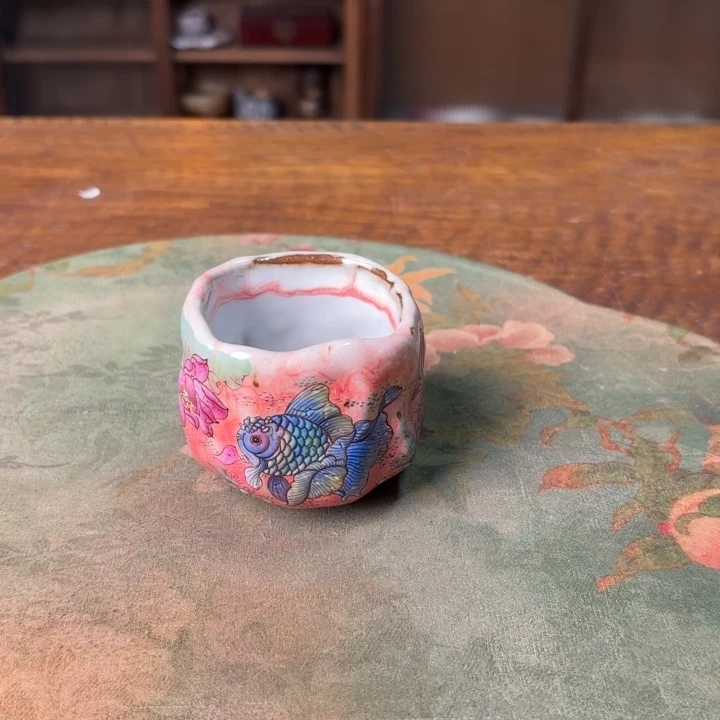 柴烧纯手工手绘陶瓷