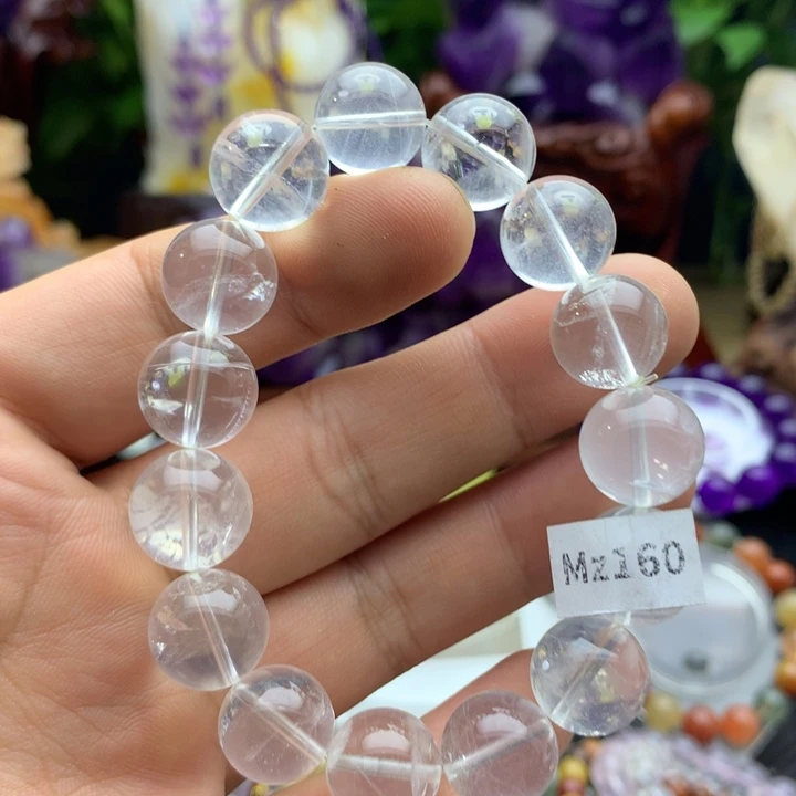 未镶嵌手链水晶直径14白水手链