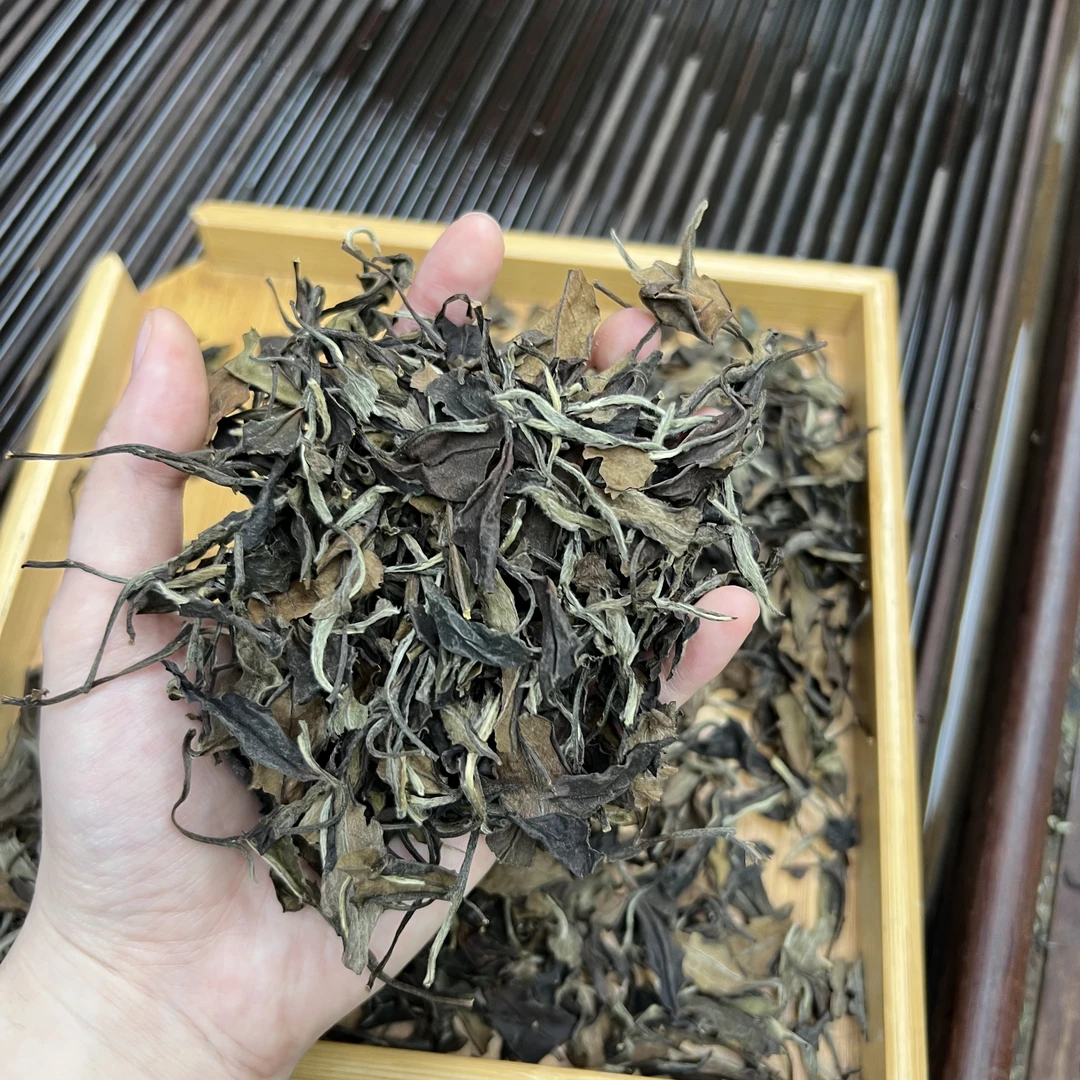 2008福鼎白茶老贡眉 ① 小鹿收茶 白茶 传统工艺 5月28