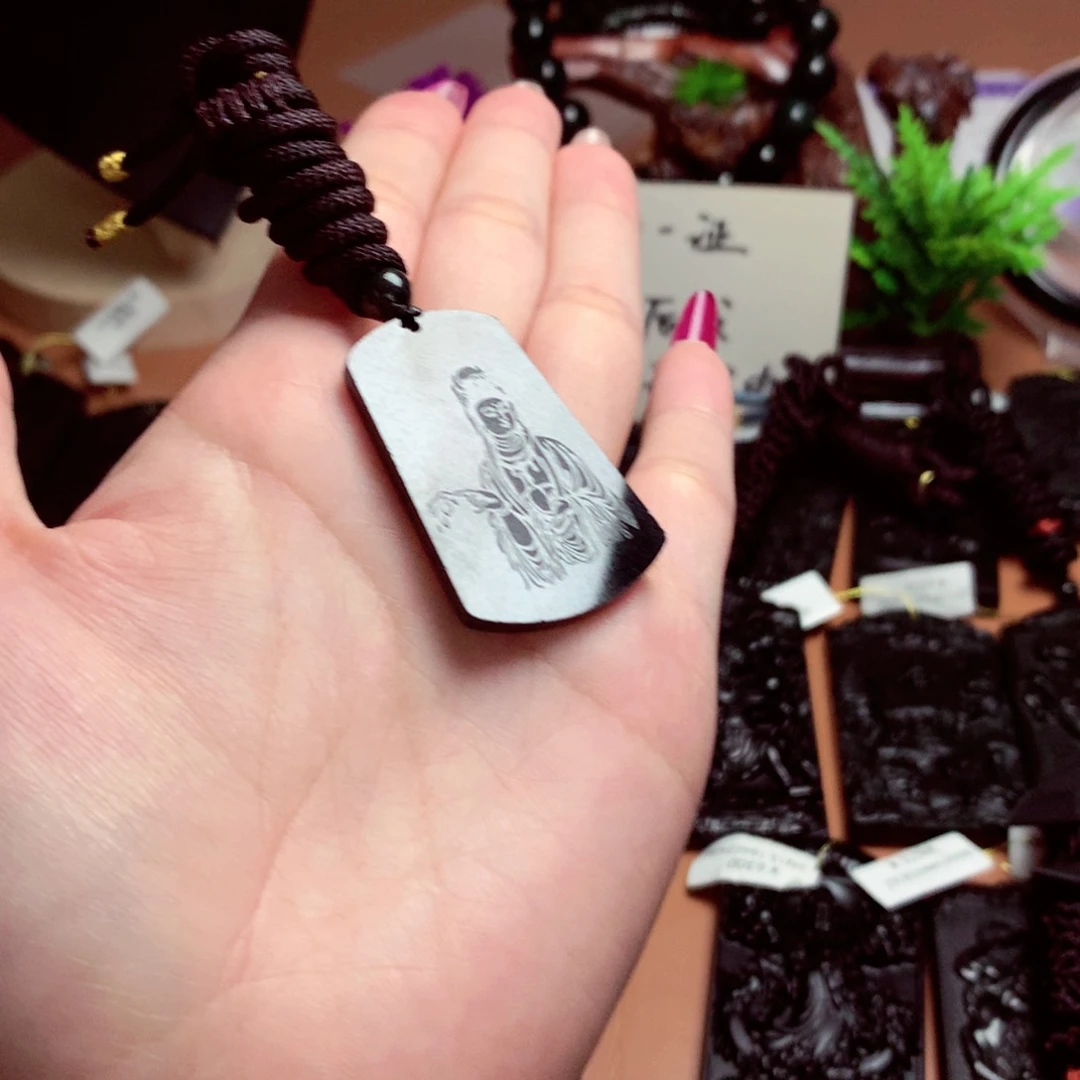 天然a货钢琴黑挂件