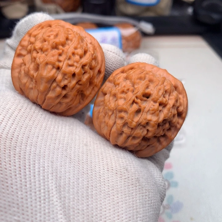 吊坠文玩核桃36.5莲花
