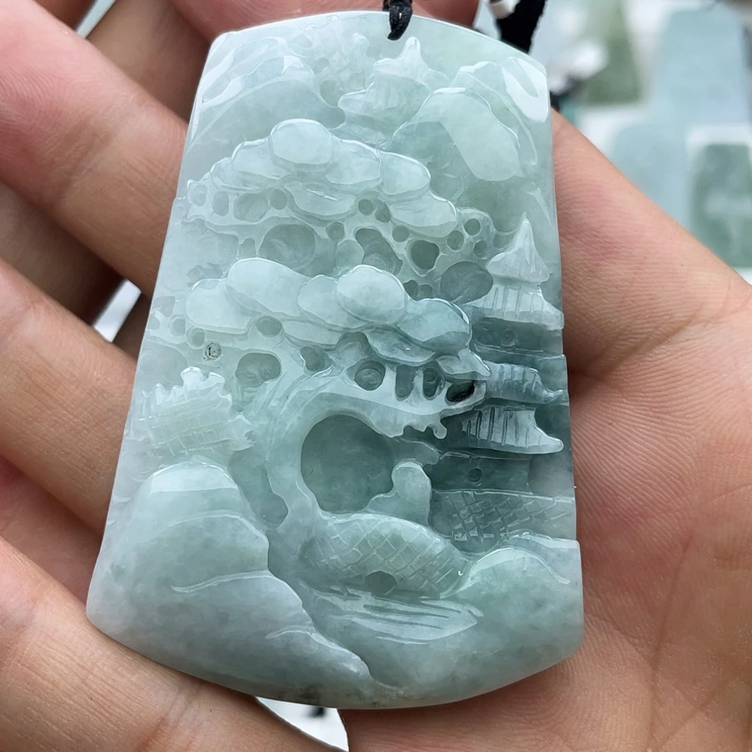 翡翠未镶嵌颈饰翡翠