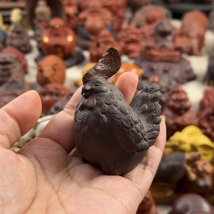 紫砂茶宠紫砂公鸡