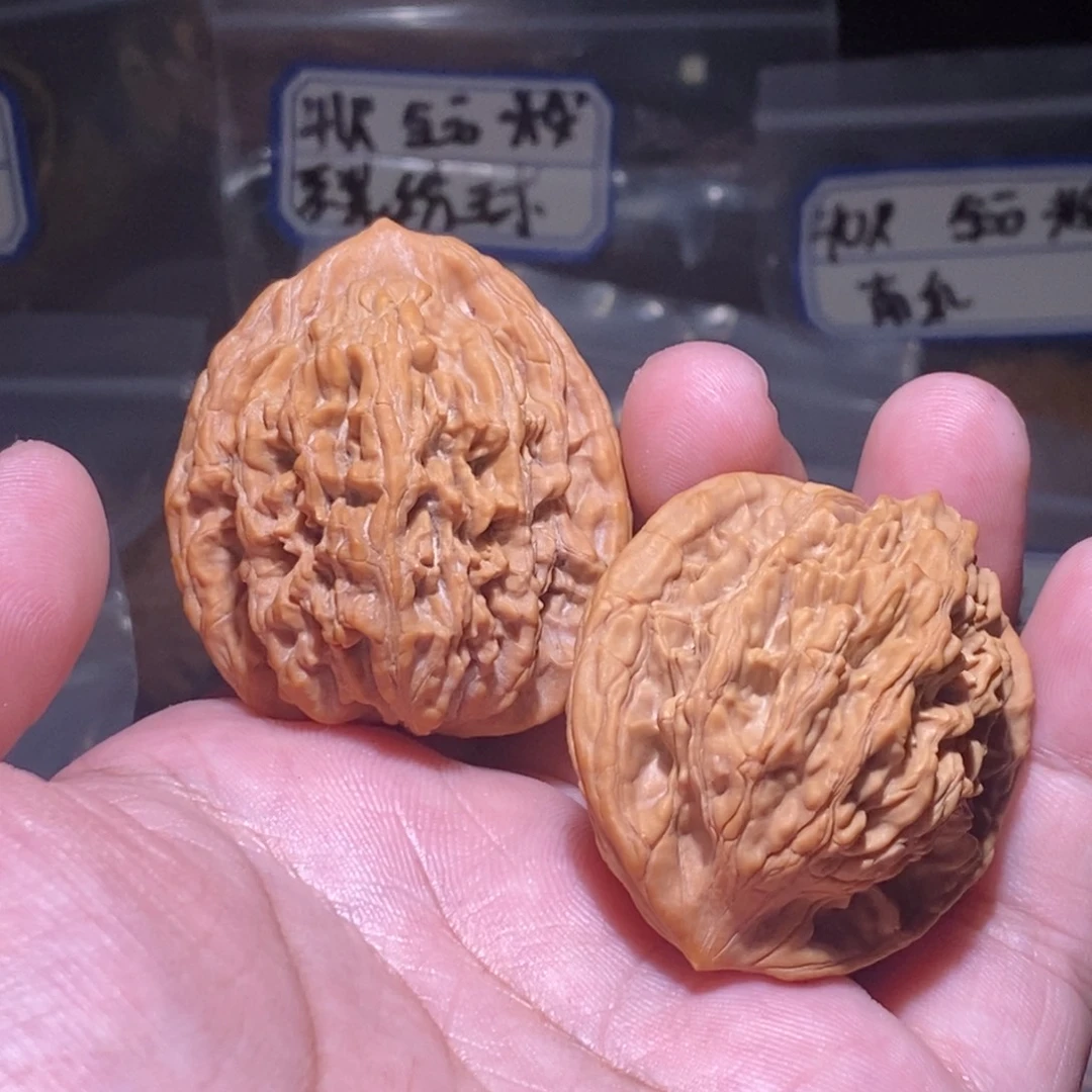 A***总文玩核桃吊坠40全品虎头