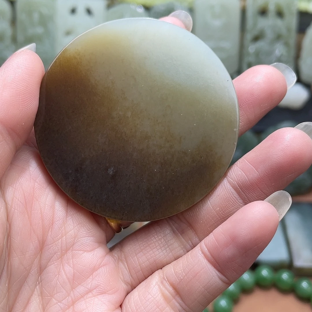 和田玉未镶嵌吊坠(不含链)