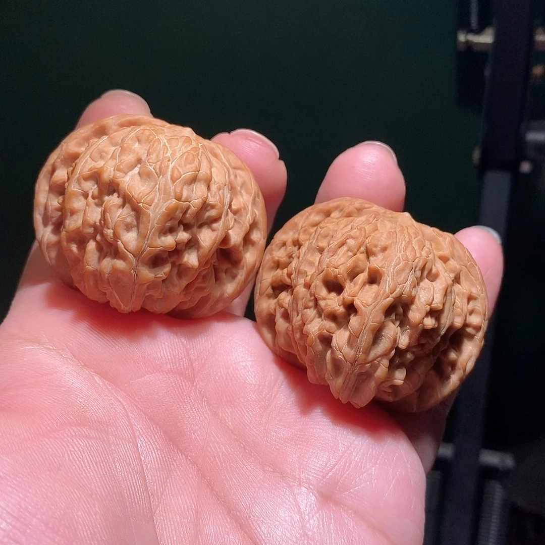 A***p把件文玩核桃45磨盘全品