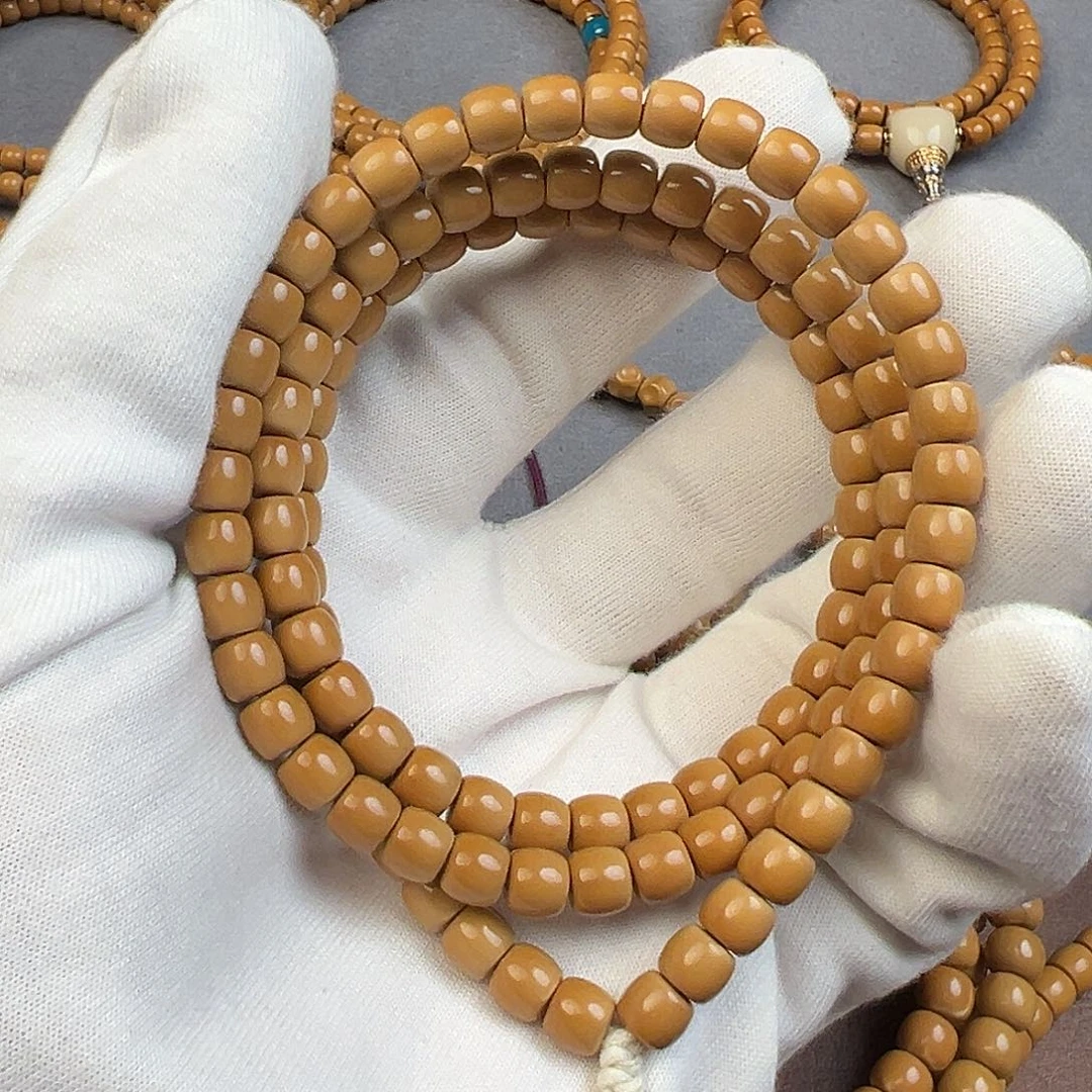 龙***发橄榄核手串/手链橄榄核尖极限弧脖挂6.9