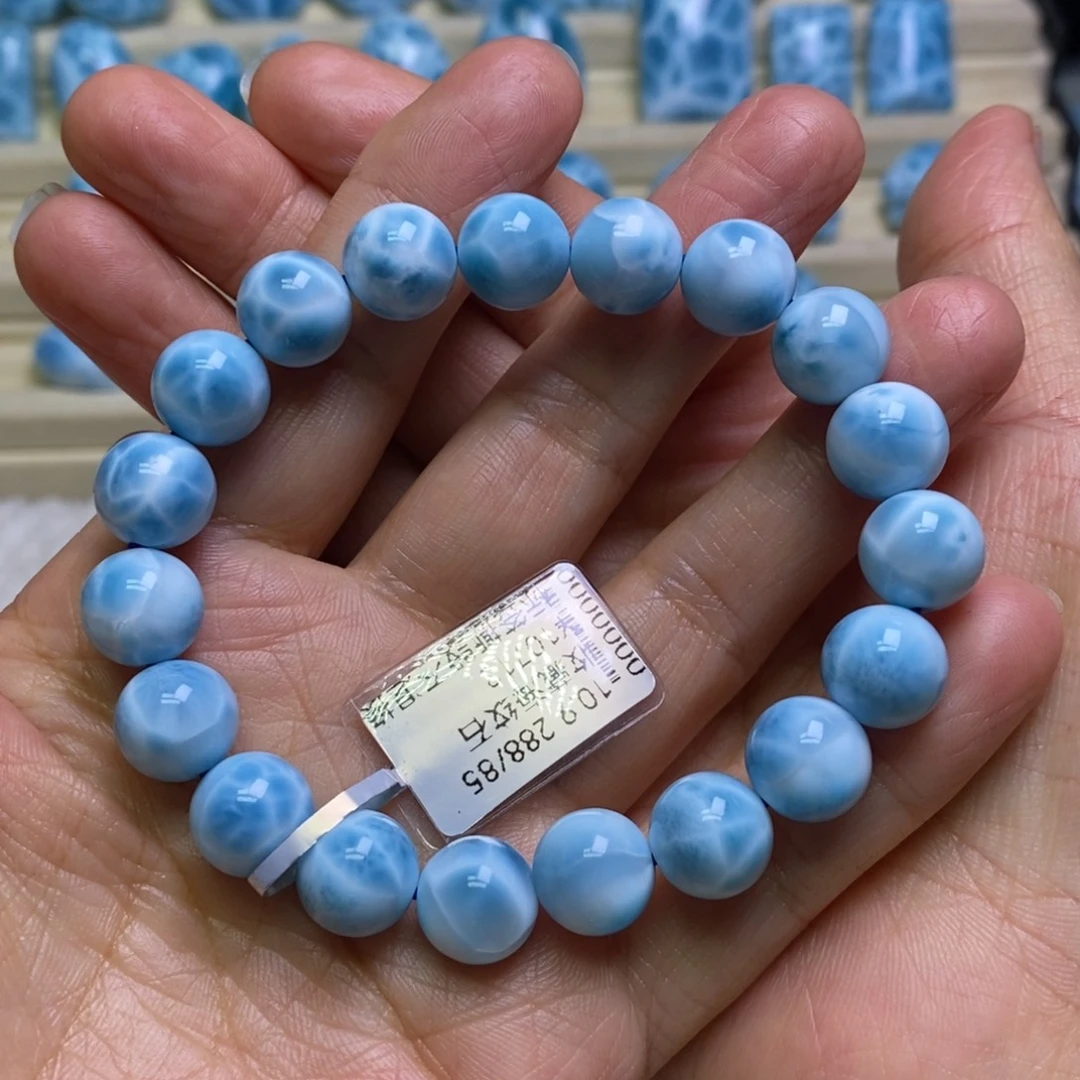 针钠钙石（海纹石）未镶嵌手链