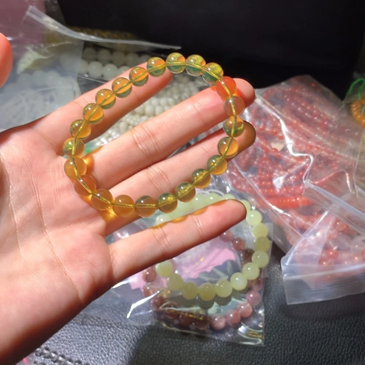 手链未镶嵌和田玉?**子