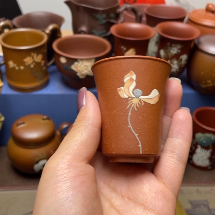 紫砂茶杯紫砂主人杯