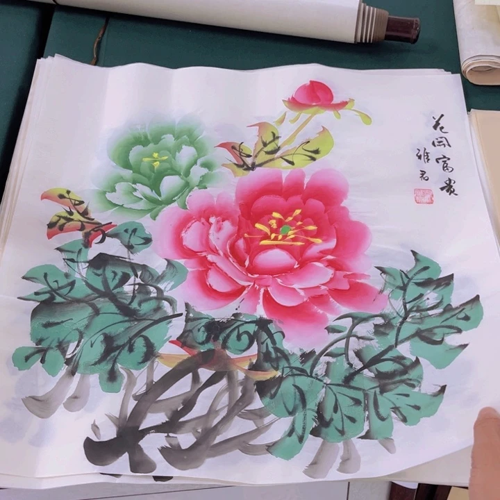 国画宣纸国画纯手绘作品