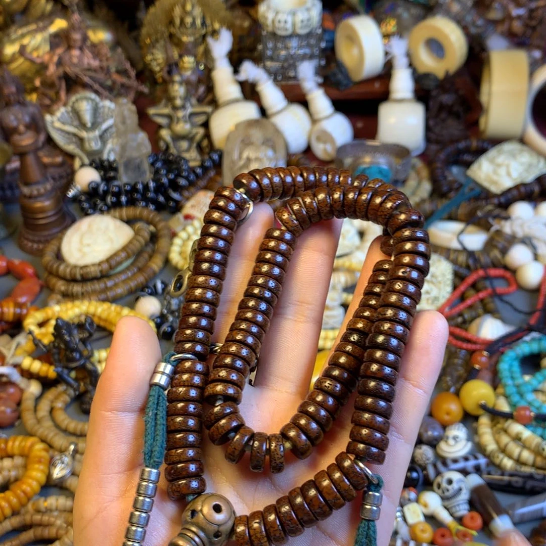 星月菩提吊坠B****ᶻ喜马拉雅艺术品