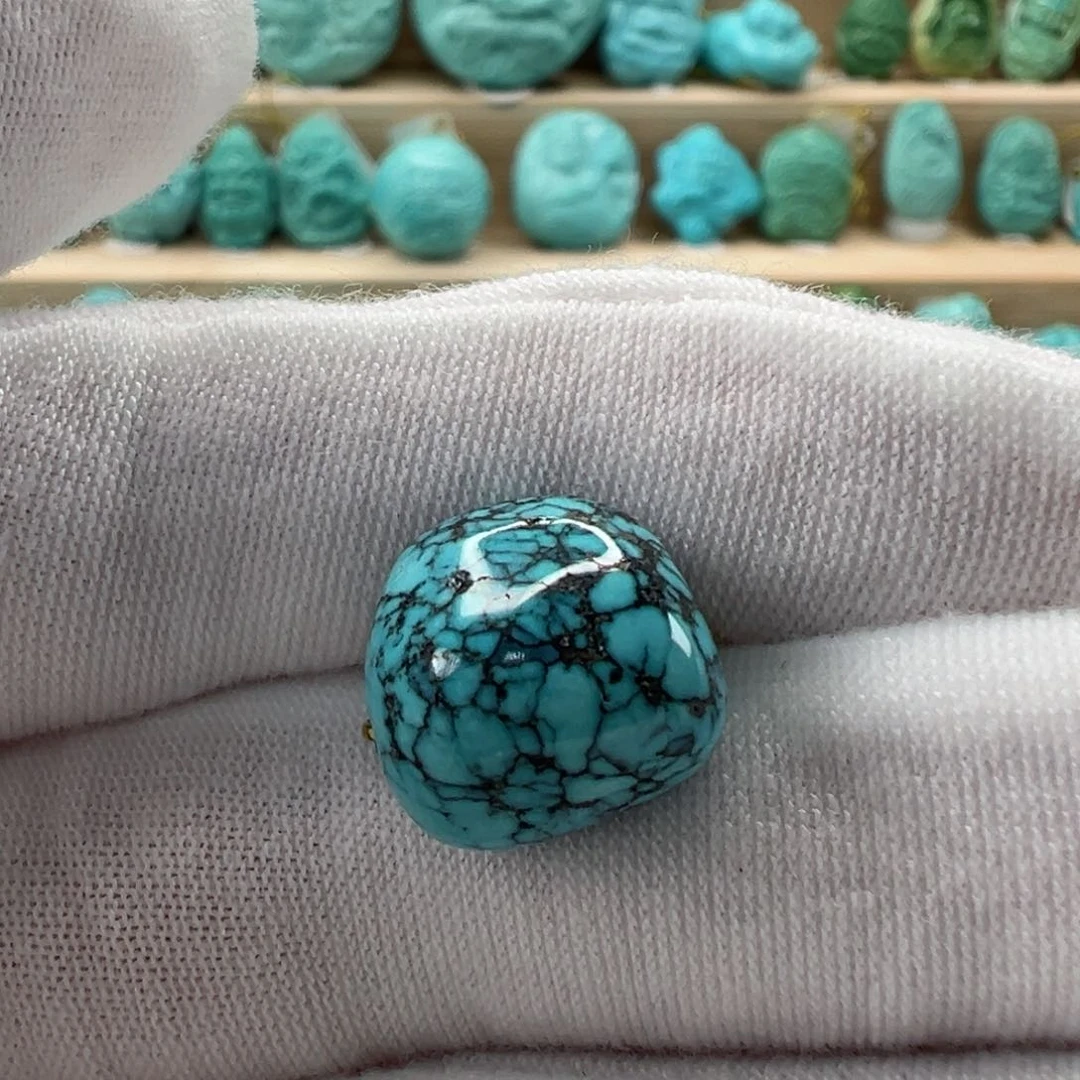 未镶嵌绿松石随形12.5mm