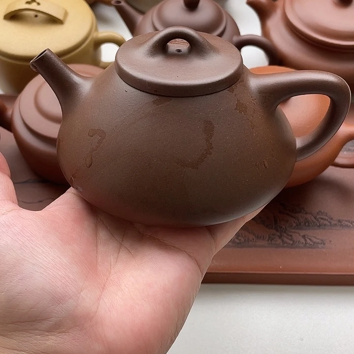 茶壶紫砂宜兴紫砂微瑕微瑕250cc