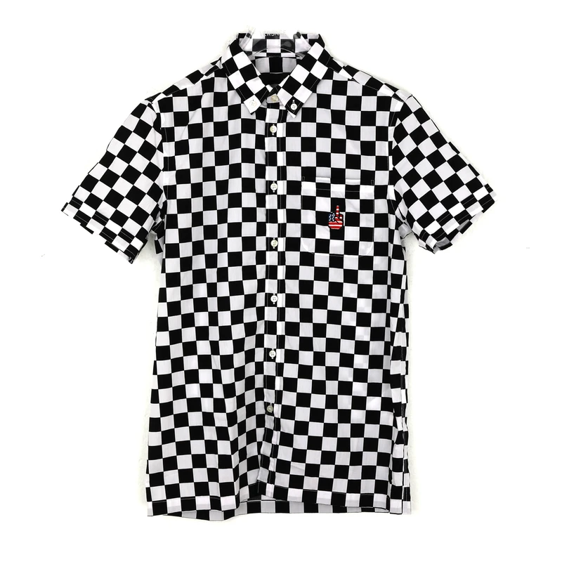 Moschino/莫斯奇诺 男士黑白衬衫MC62480T79120004
