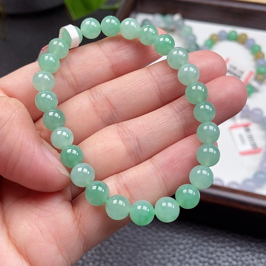 翡翠未镶嵌手链卡7