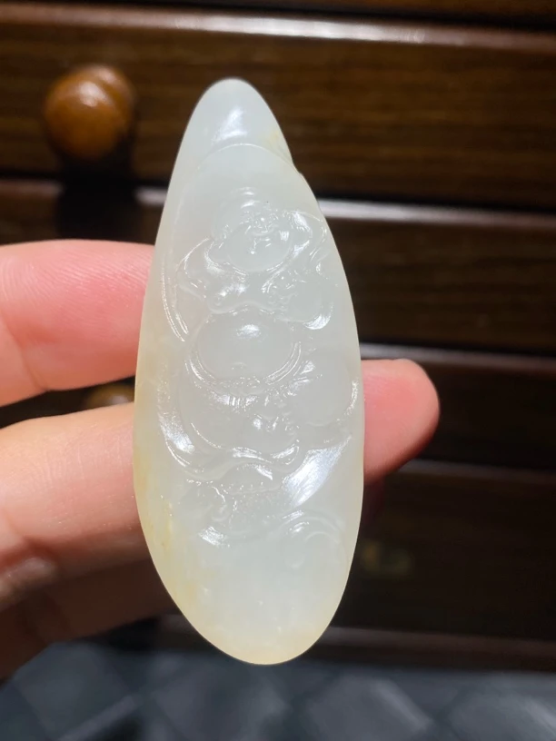 立体雕刻弥勒佛笑佛女款