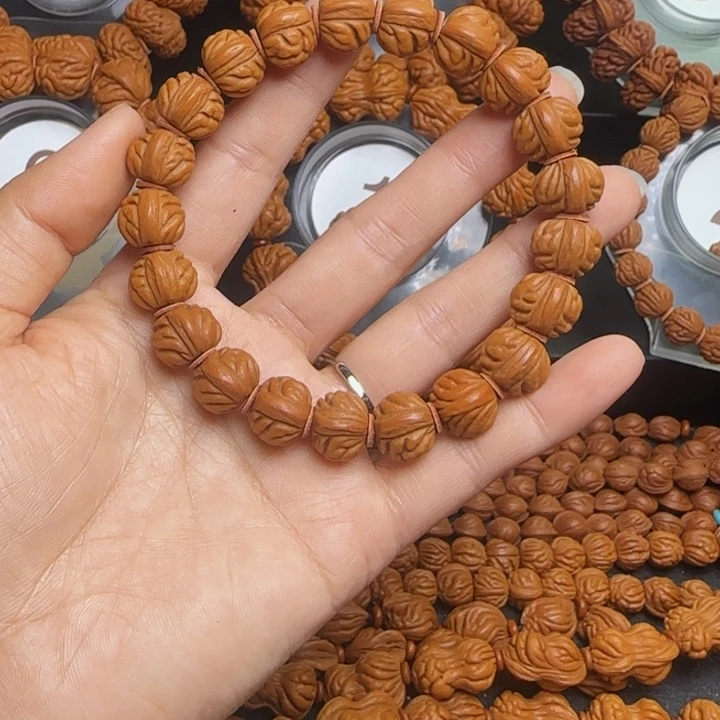 桃核手串龙纹桃核