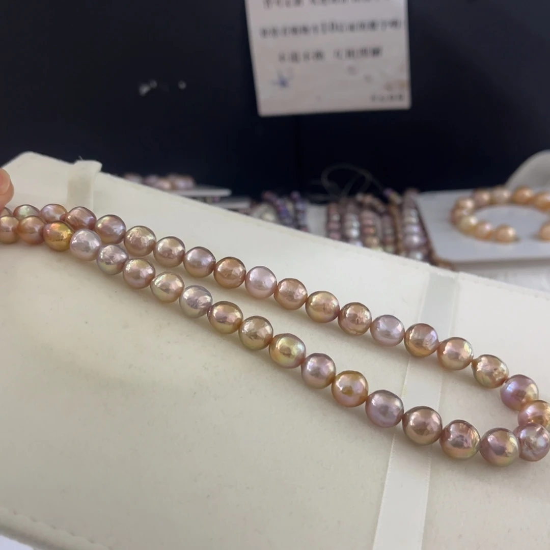 淡水珍珠手绳银S925镶嵌