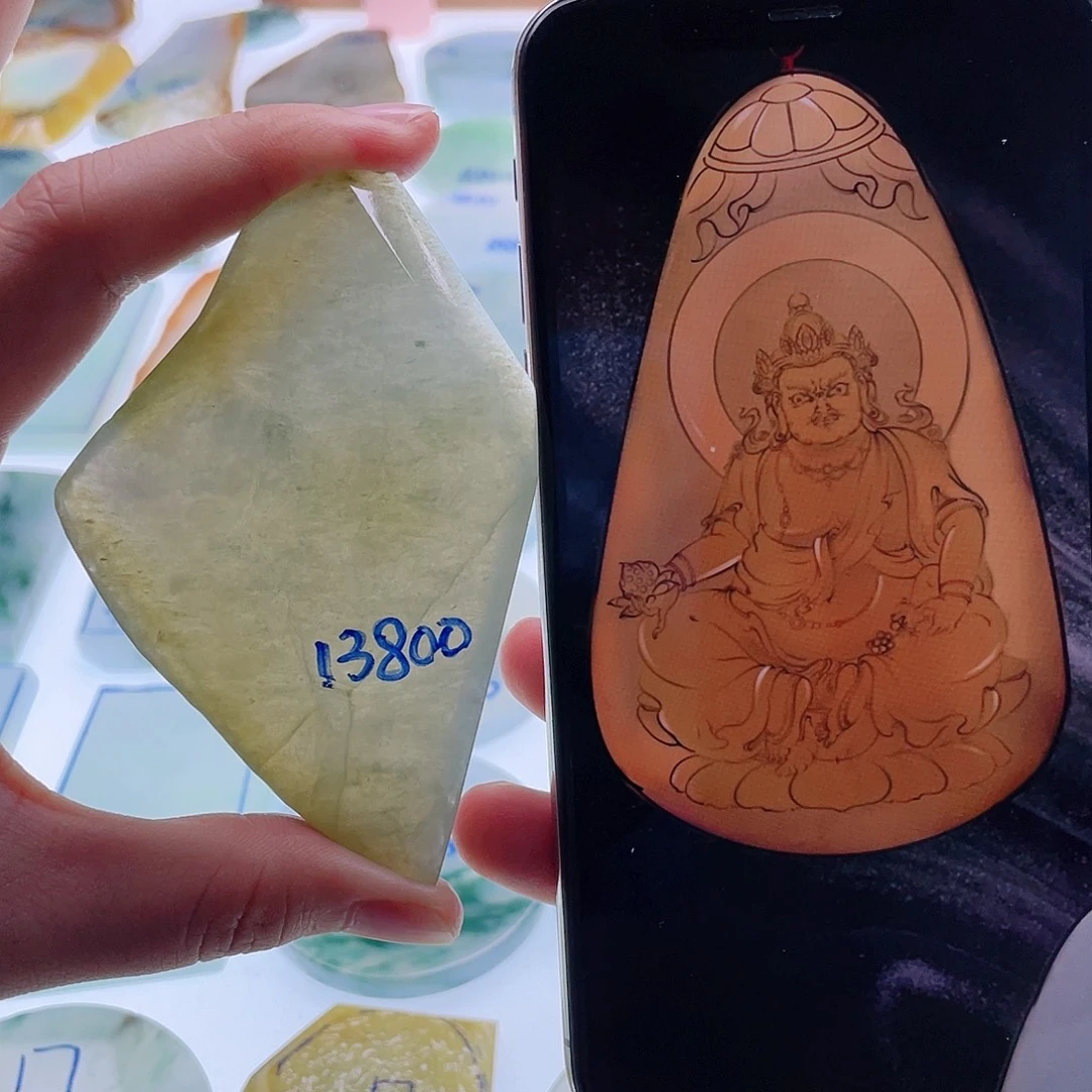 定制翡翠未镶嵌天然