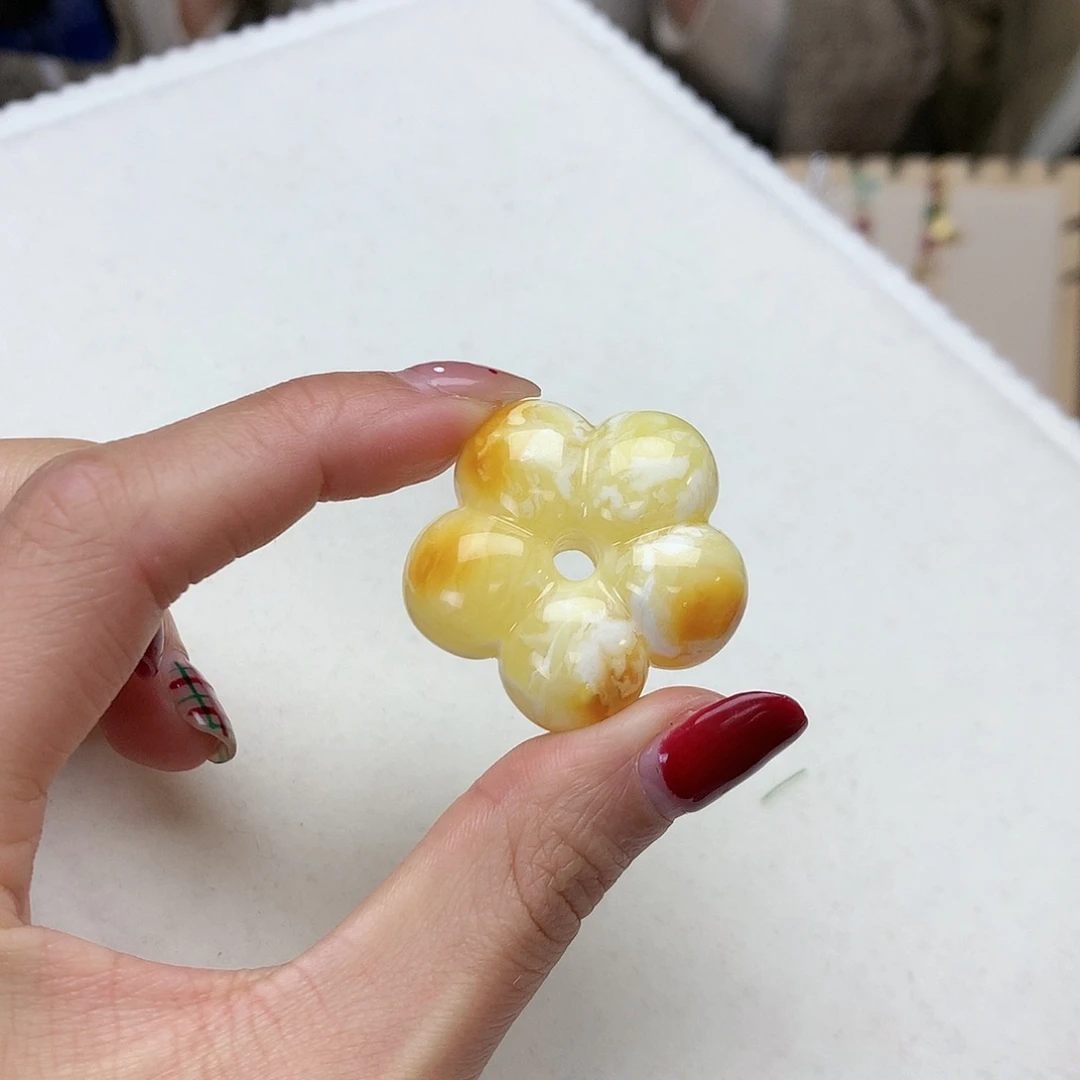 琥珀吊坠(不含链)未镶嵌小*菡