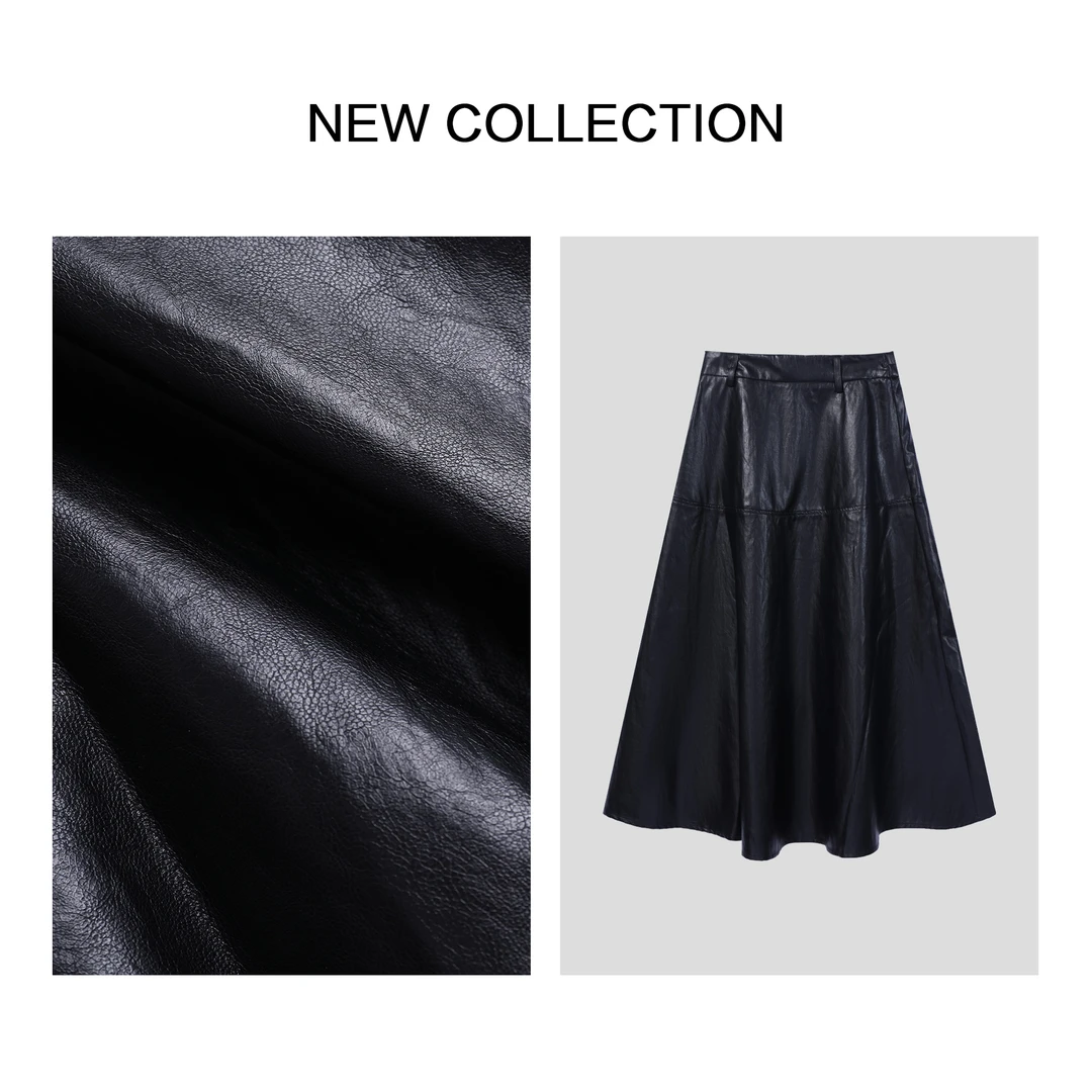 《婷婷专属》E1F38030B 黑色时尚百搭半身裙