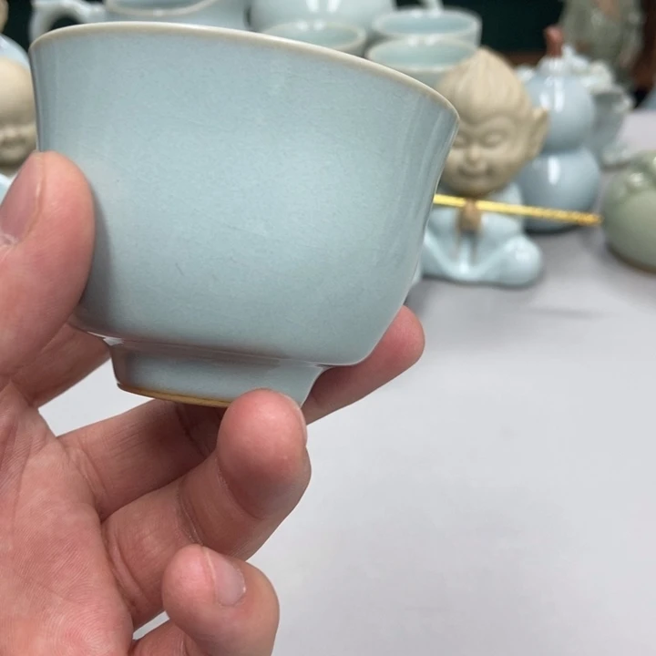 瓷祺*天青色赵琳老师铃铛杯