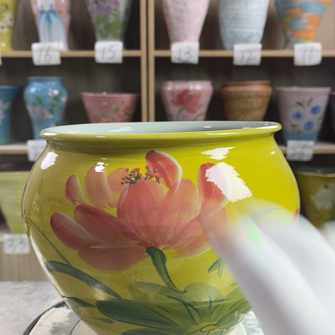 景德镇陶瓷花盆花盆