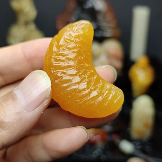 寿山石印尼金冻石