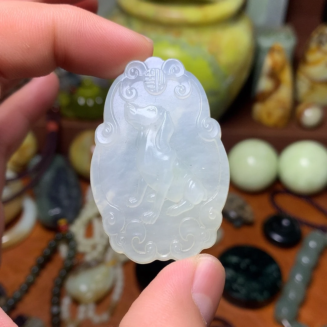 未镶嵌岫玉岫玉挂件手把件