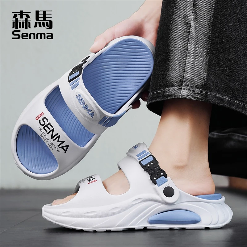 SENMA/森马男士夏季休闲拖鞋软底外穿户外沙滩凉拖鞋两穿凉鞋