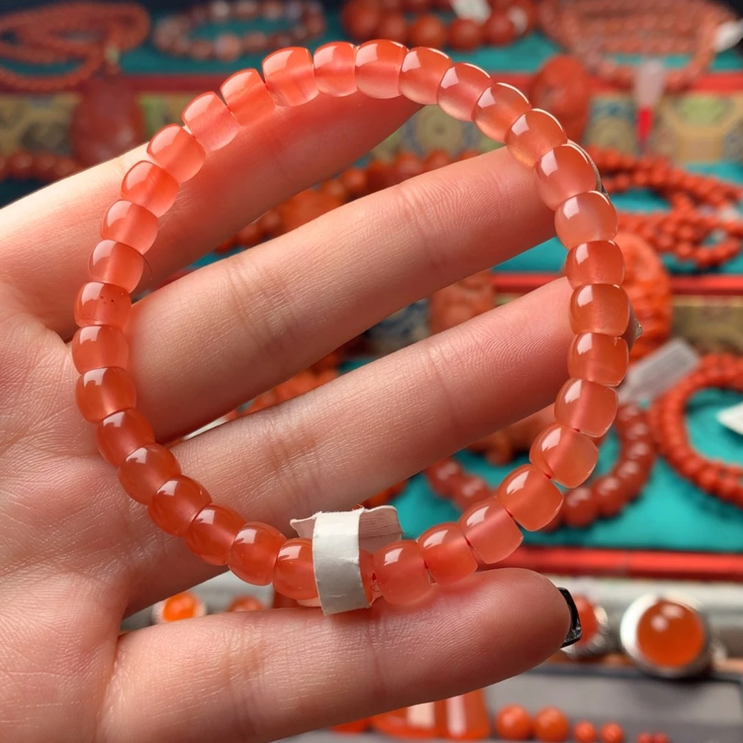 未镶嵌手串南红玛瑙