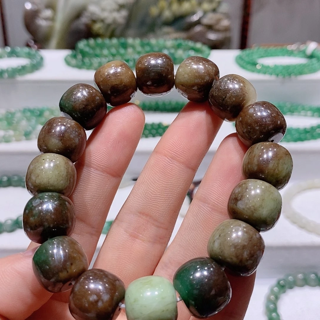 独山玉未镶嵌手串