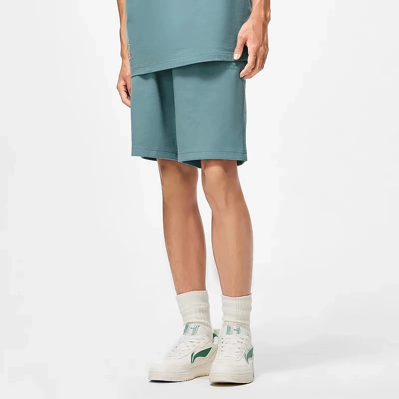 （直播）李宁夏季中国色时尚休闲男子短卫裤潮流运动短裤 AKST079