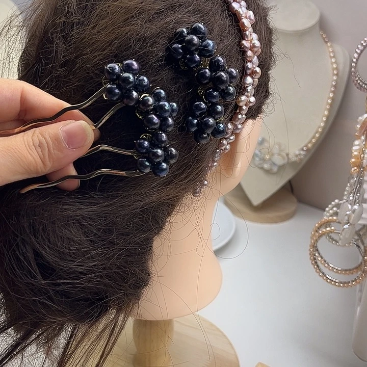 淡水珍珠发簪未镶嵌