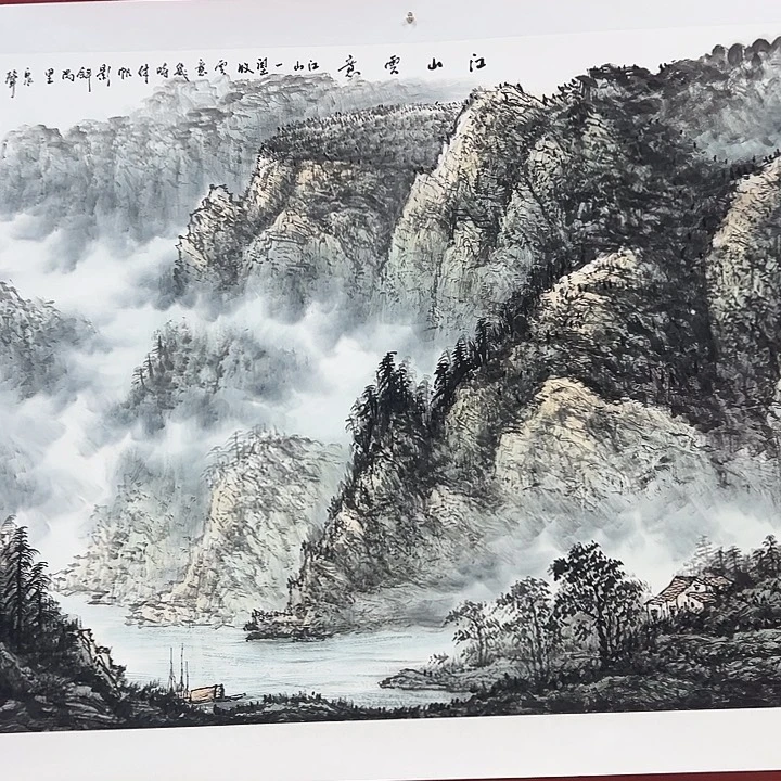 手绘作品全场放大楼出