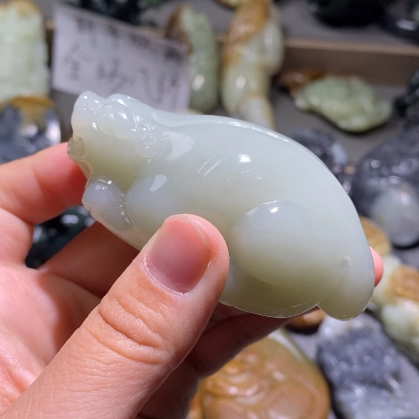 【闪购商品】和田玉把件未镶嵌山**长