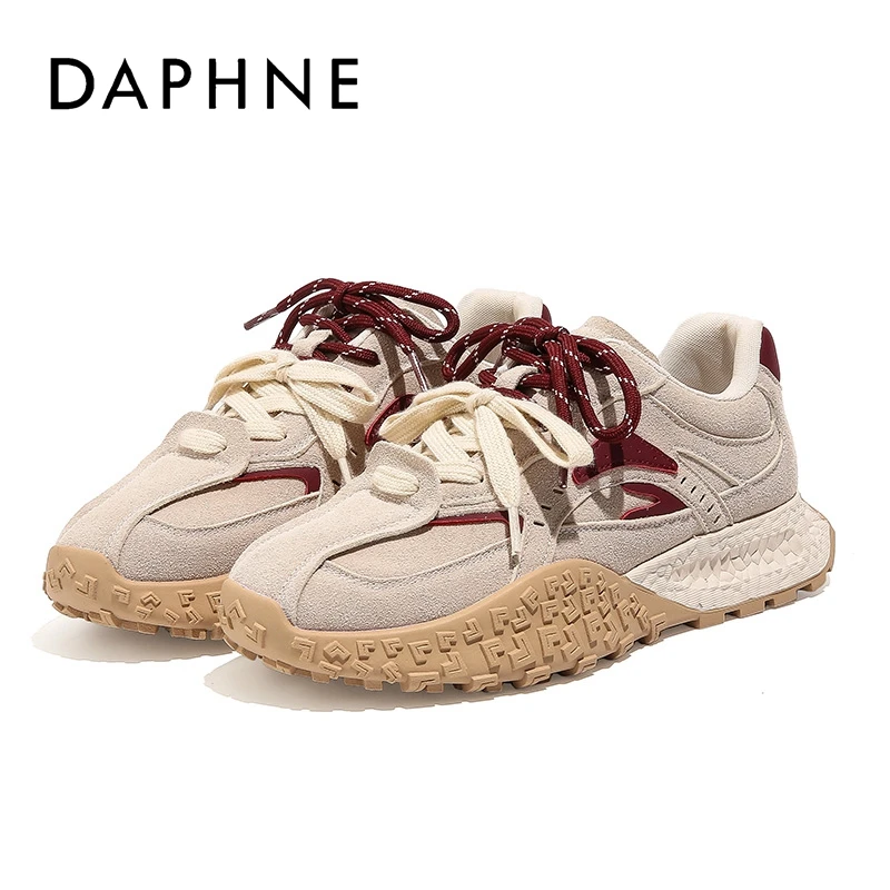 Daphne/达芙妮复古时尚休闲德训鞋潮鞋芭蕾舞夏季潮流透气运动鞋