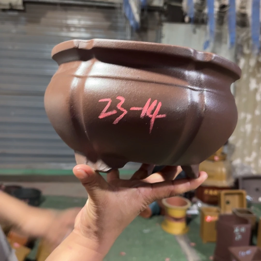 紫砂花盆紫砂花盆